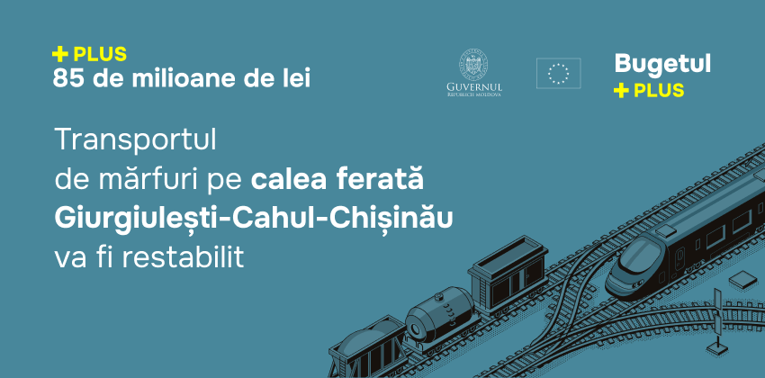 85 milioane lei pentru restabilirea conexiunii feroviare Cantemir–Fălciu