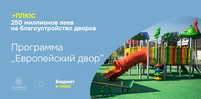 250 миллионов леев на современные дворы – Программа «Европейский двор»